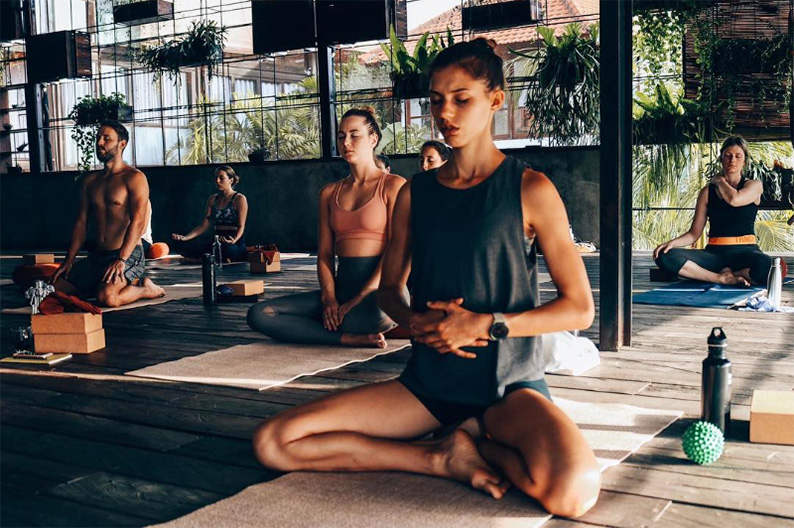 the peaceful warriors yoga teacher training in Bali