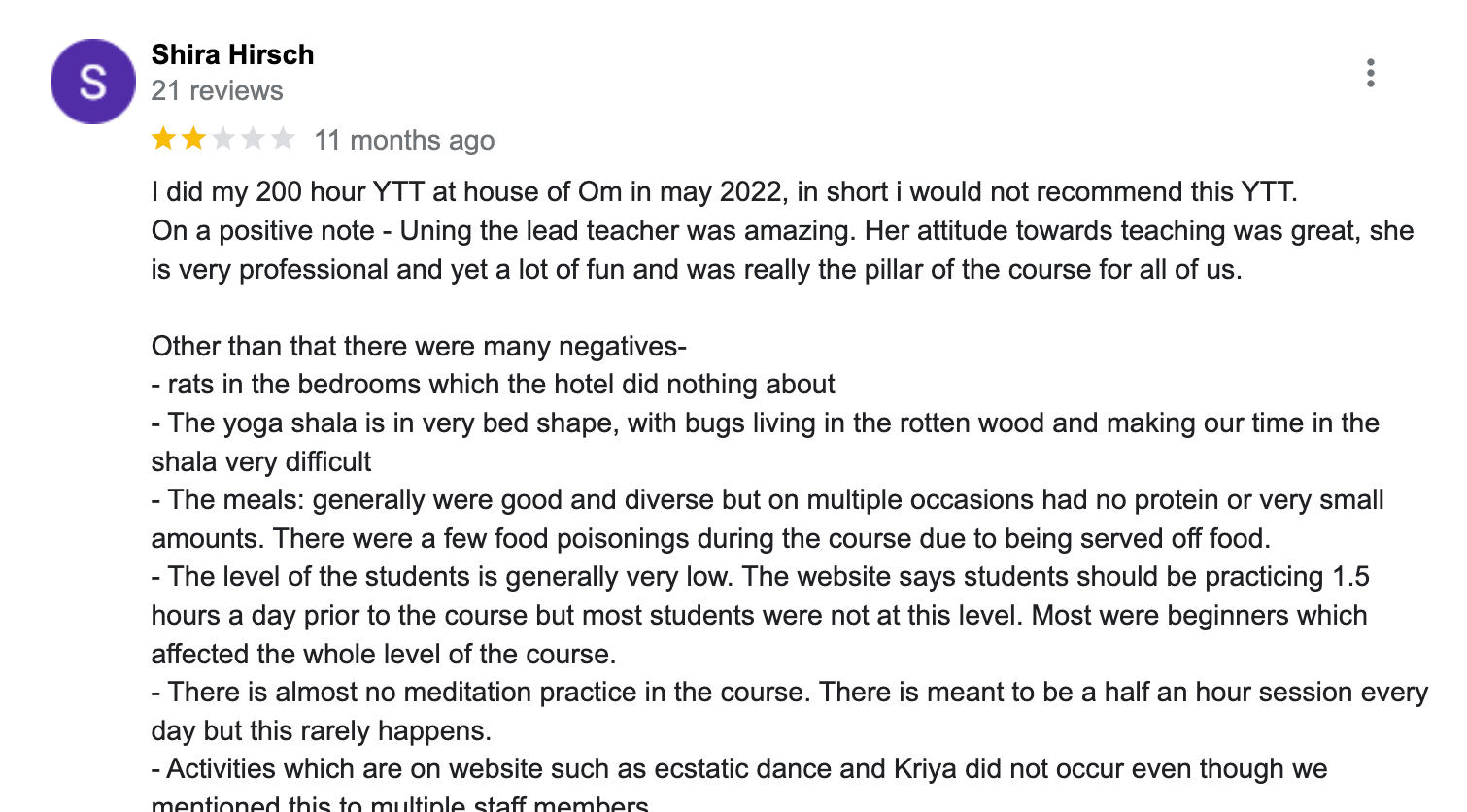 house of om review