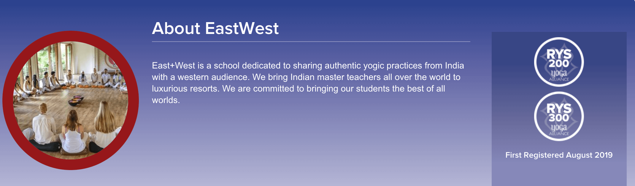 Yoga East West Yoga Alliance