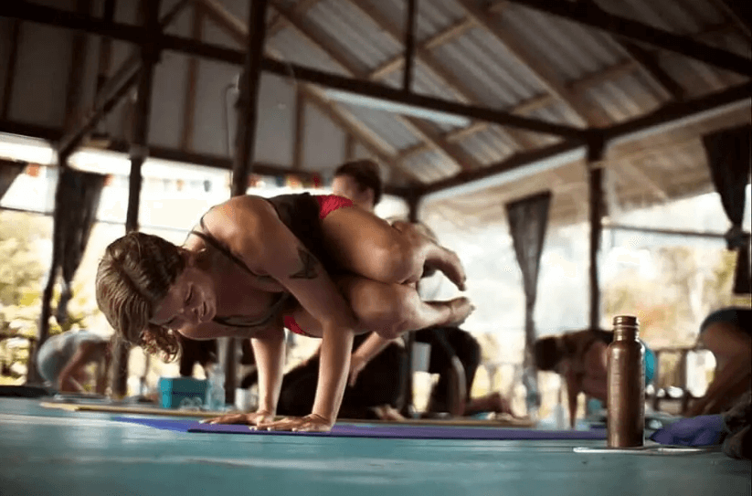 April yoga training